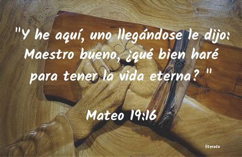 Mateo 19:16.